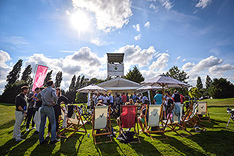 Tents and deck chairs